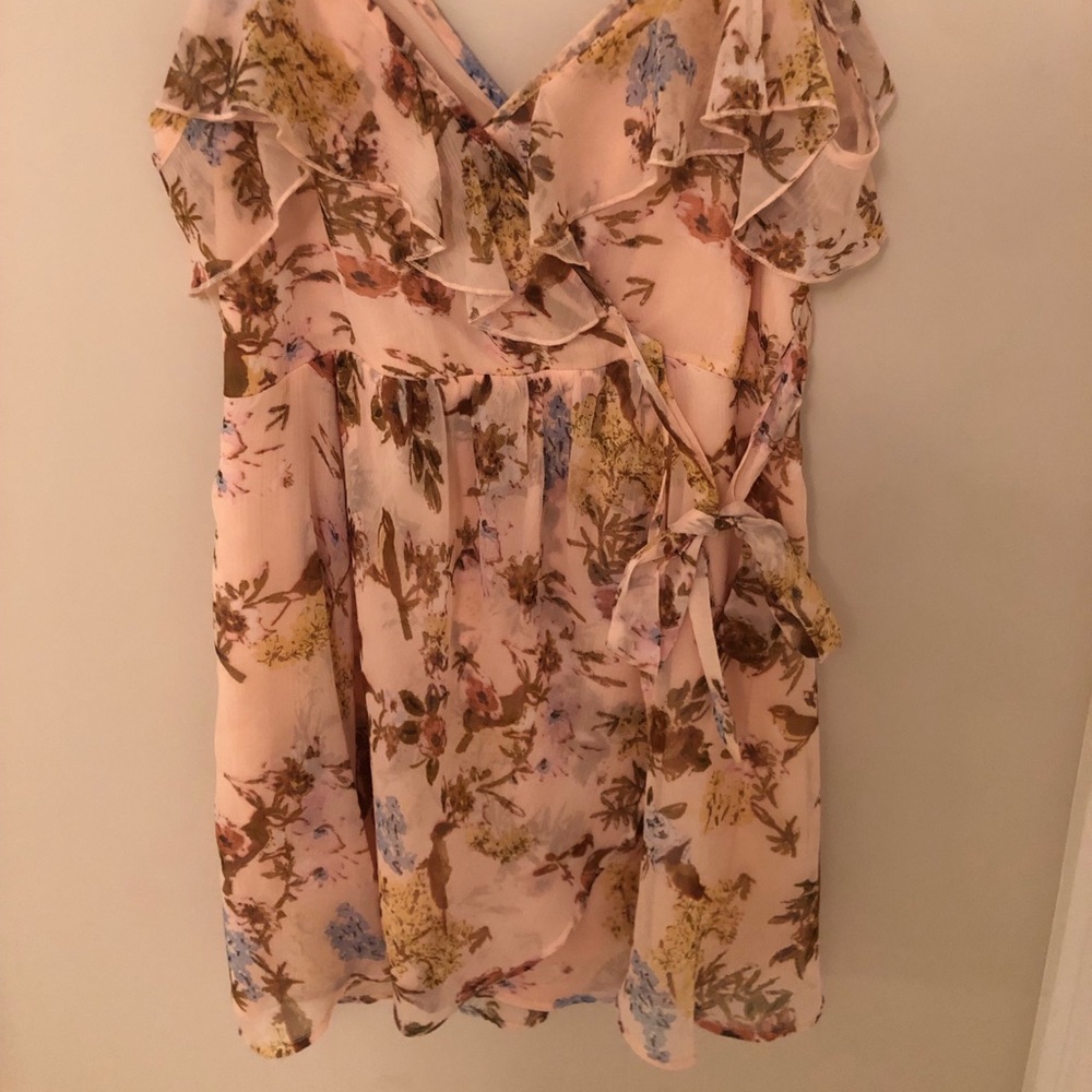 Flowing floral dress